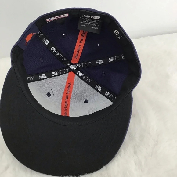 Houston Astros 2022 City Connect New Era 59Fifty Cap Baseball Hat Size 6 7/8 - Picture 8 of 10